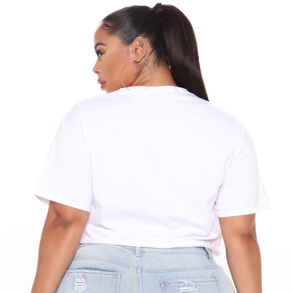 Savage Crop Top - White - Picture 6 of 8